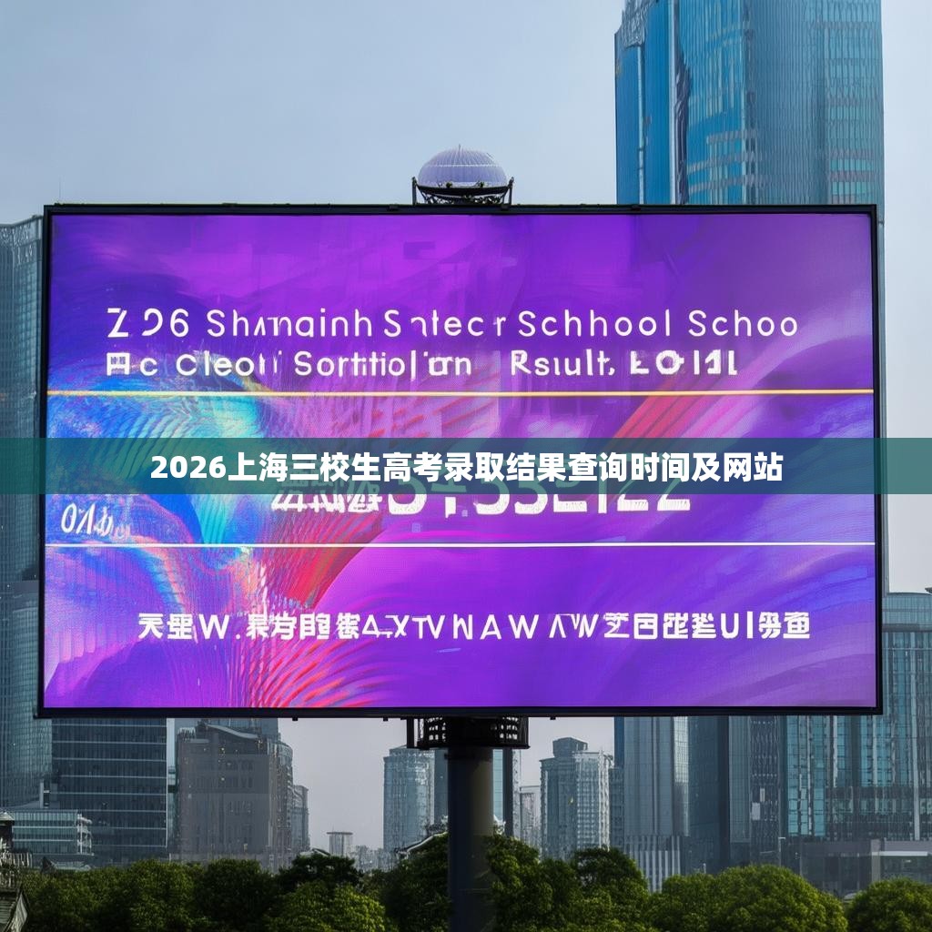 详细阅读:2026上海三校生高考录取结果查询时间及网站 2026上海三校生高考录取结果查询时间及网站